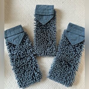 Set of 3 Chenille Microfiber Hand Towels by Norwex, in Denim